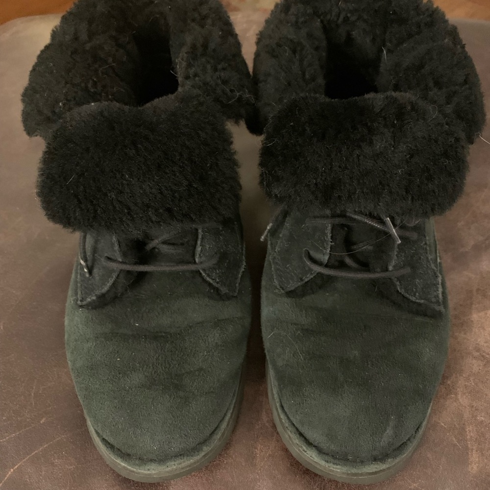 Ugh Shearling Black Booties 8